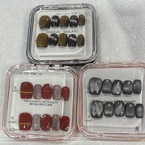 Bundle 3 set press on nails 💅